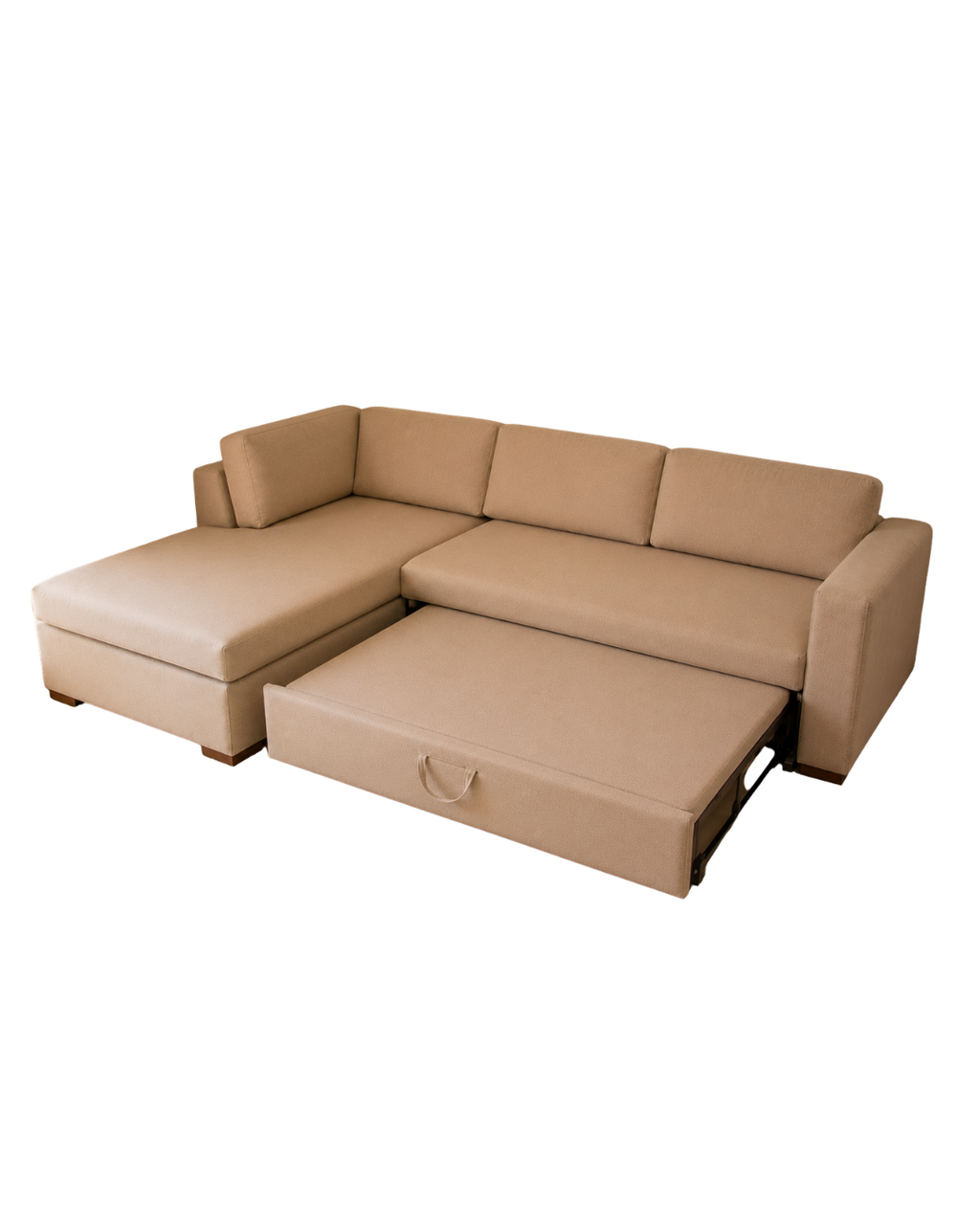 Storage & Sleeper Sectional L-Shape Sofa
