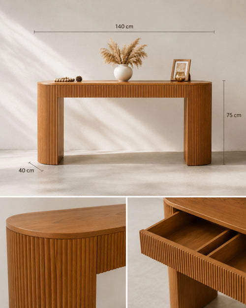 Arc Fluted Console