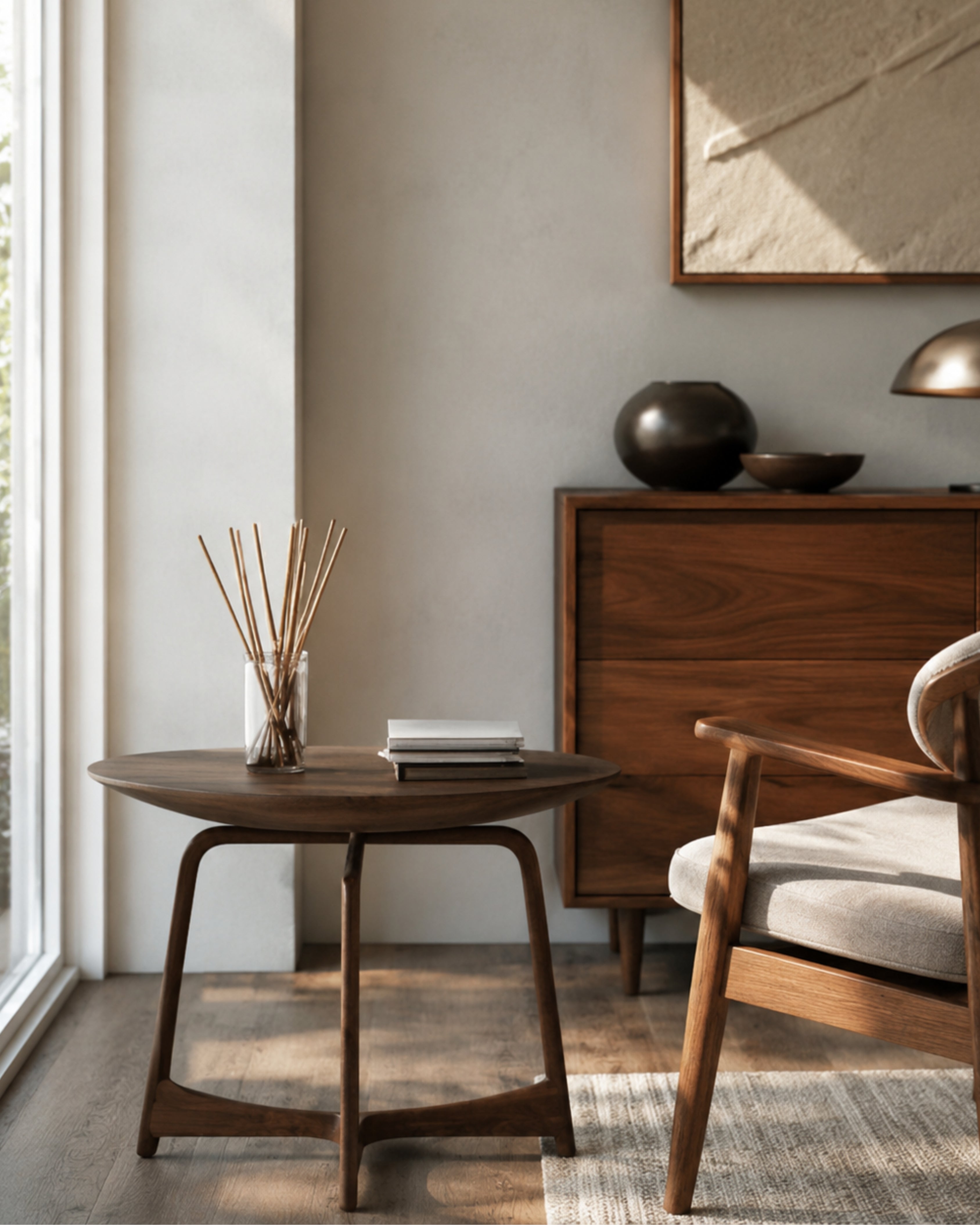 Modern Round Side Table