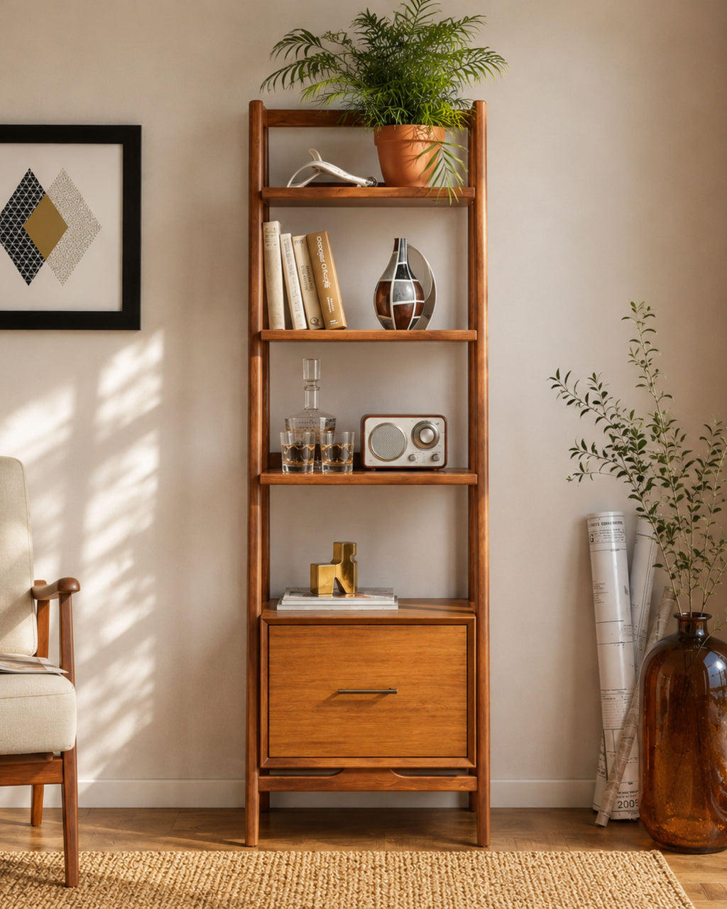 Ladder One Bookshelf
