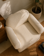 Plush Bouclé Armchair