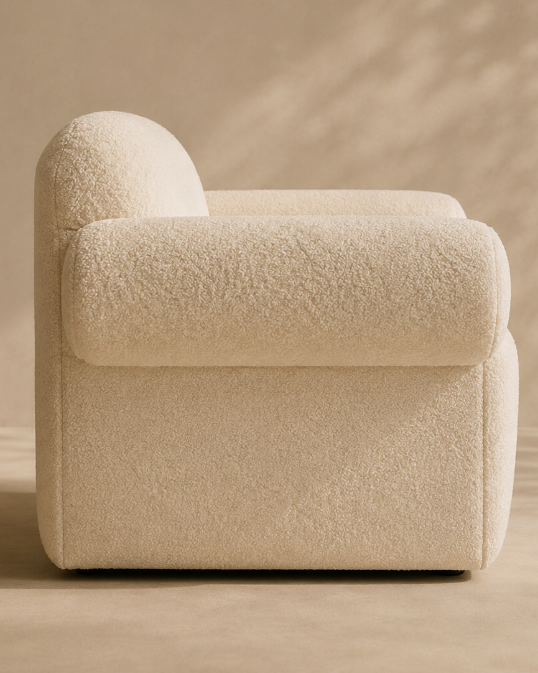 Plush Bouclé Armchair