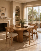 Nova Fluted Dining Table