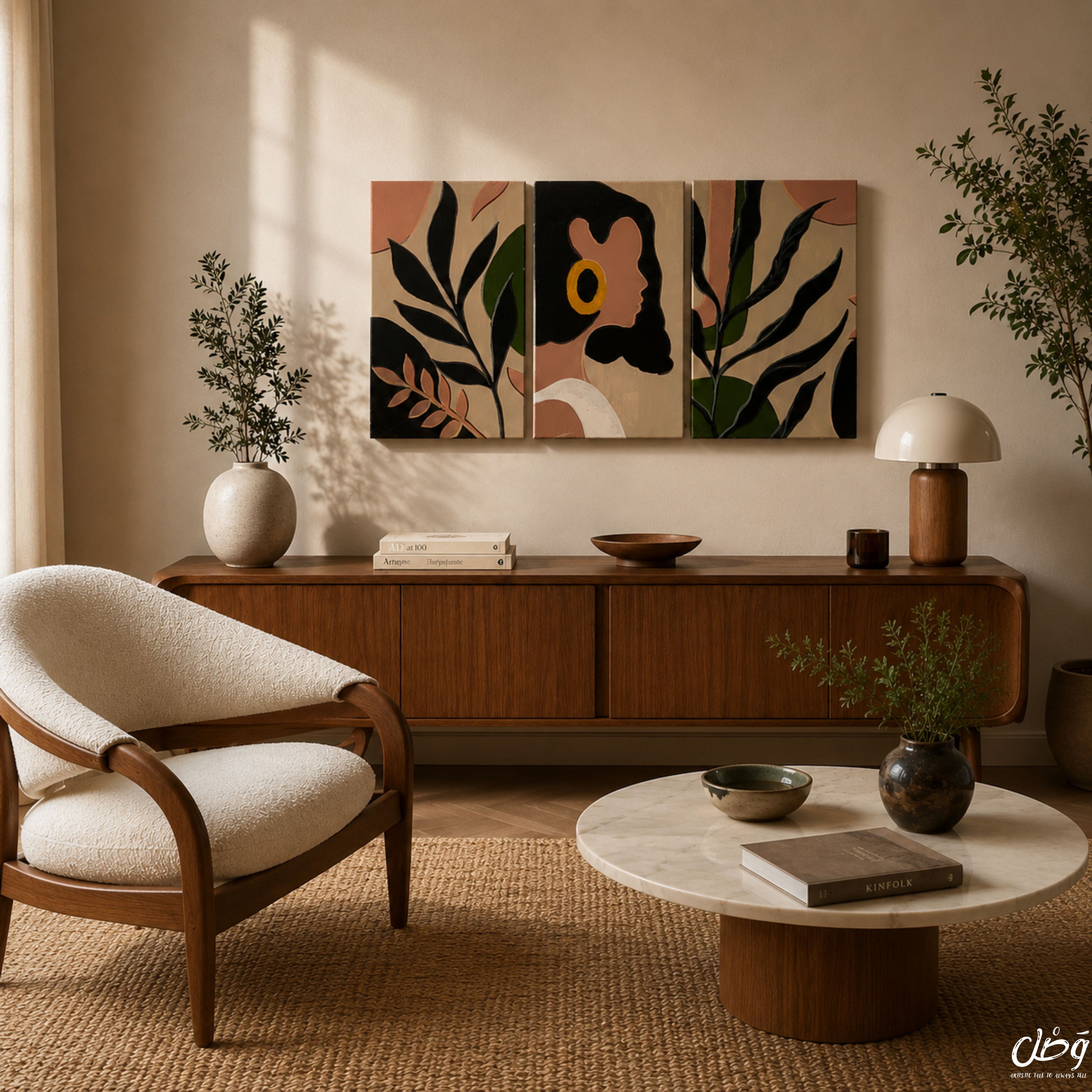 TERRA — Marble & Wood Coffee Table
