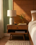 Slatted Drawer Nightstand