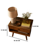 Slatted Drawer Nightstand