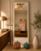 Ivory Full Length Floor Mirror