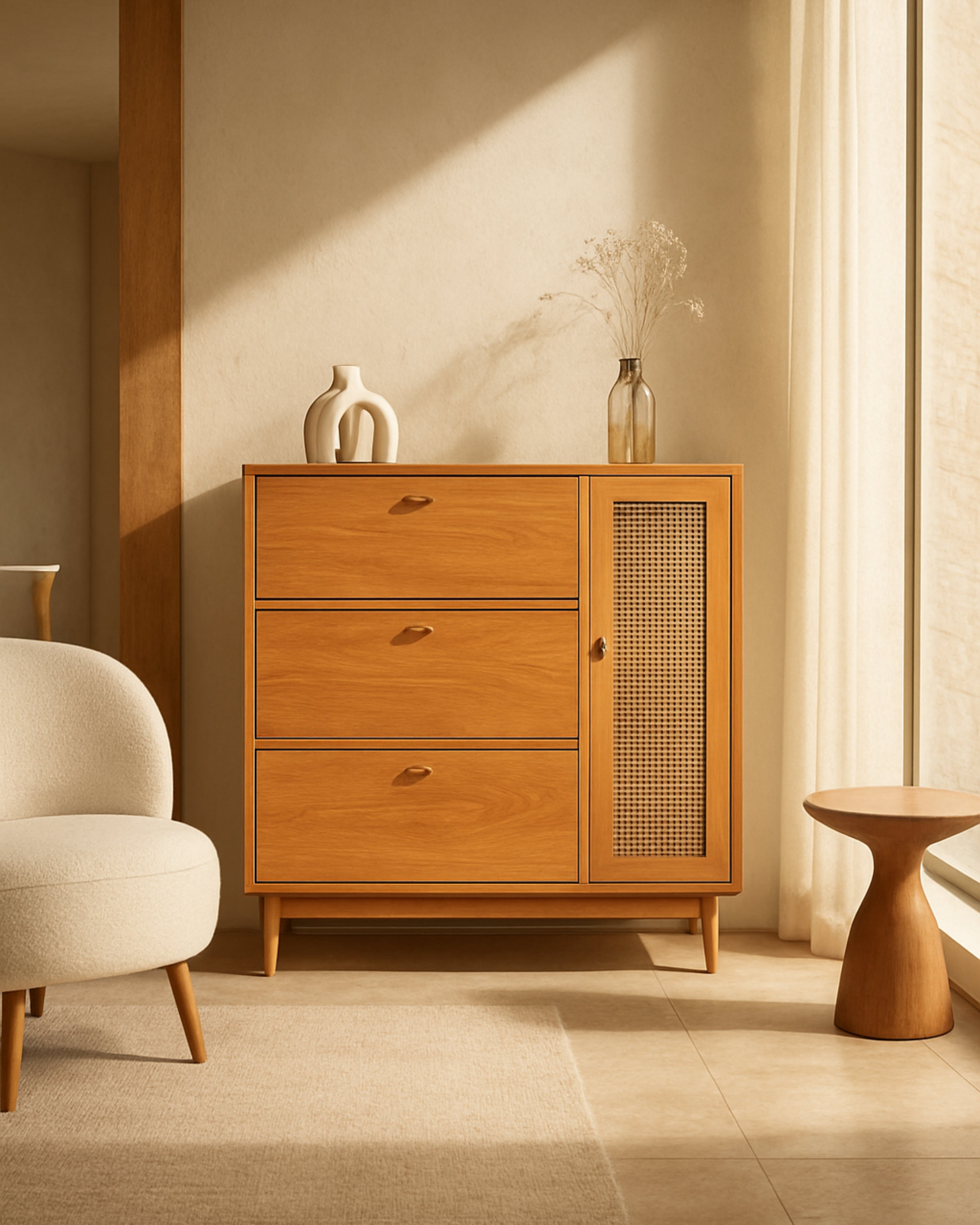 Nordic Shoe Storage Cabinet