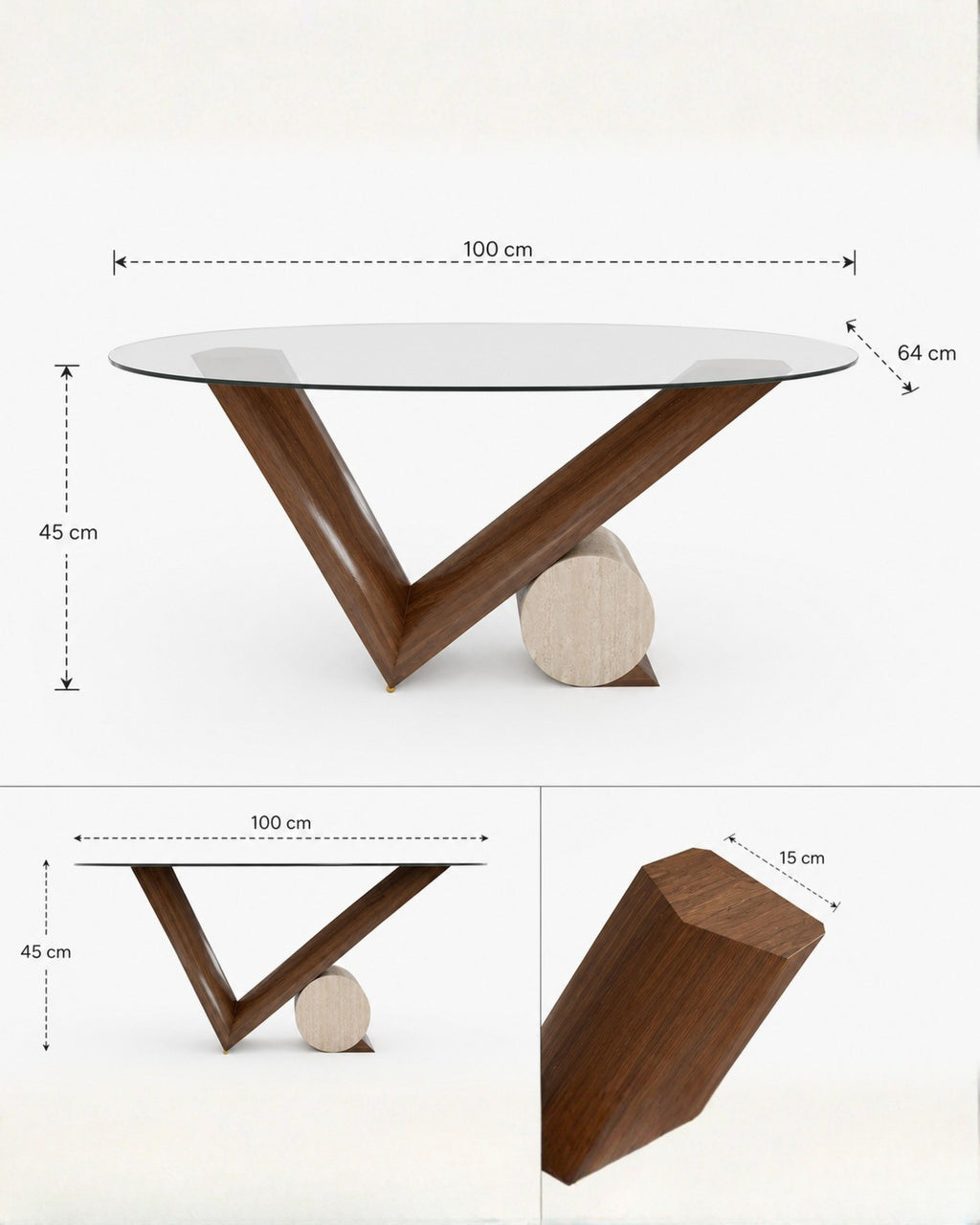 Vetra Glass Coffee Table