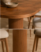 Nova Fluted Dining Table