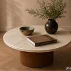 TERRA — Marble & Wood Coffee Table