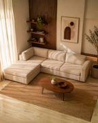 Storage & Sleeper Sectional L-Shape Sofa