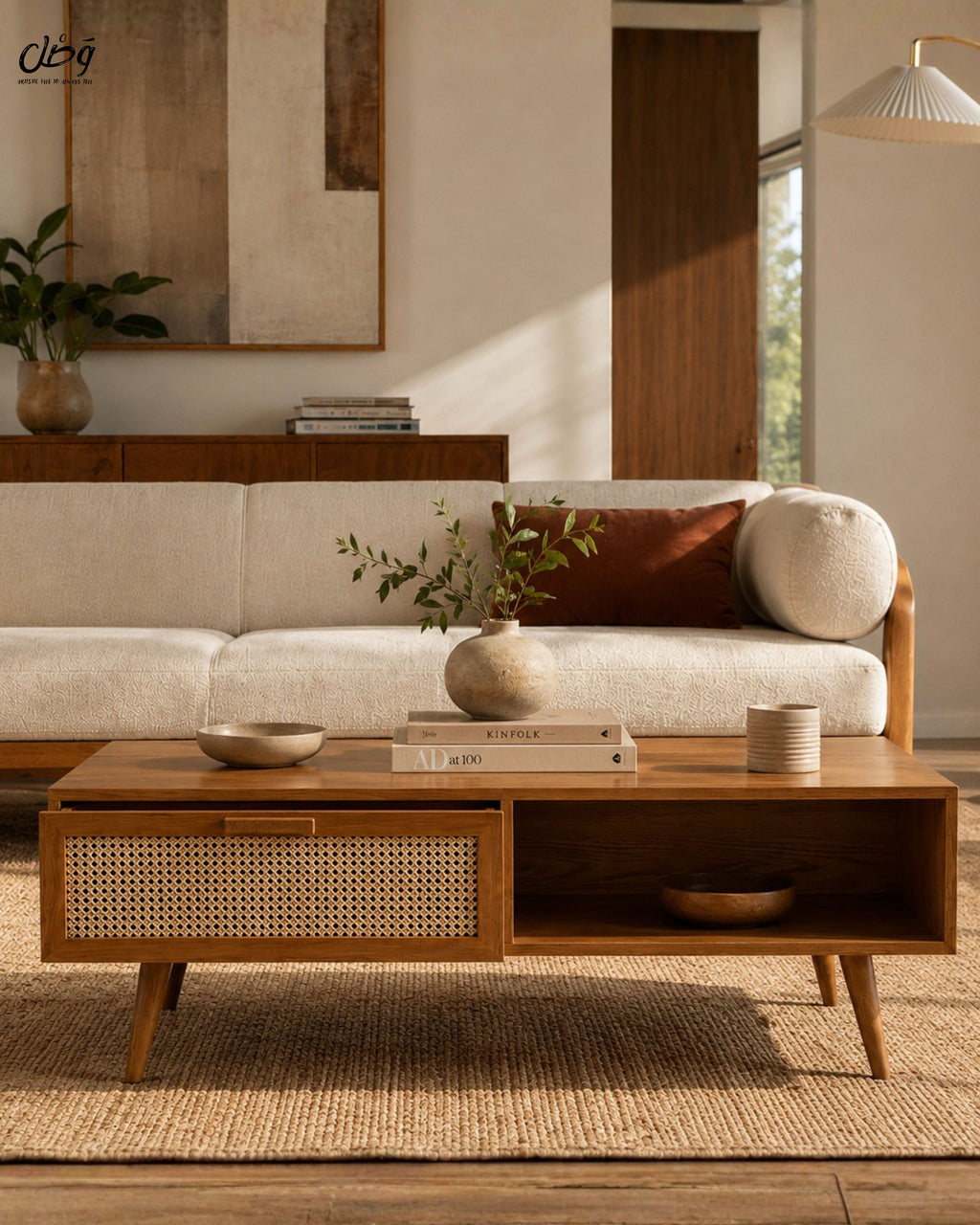 Noma Cane Coffee Table