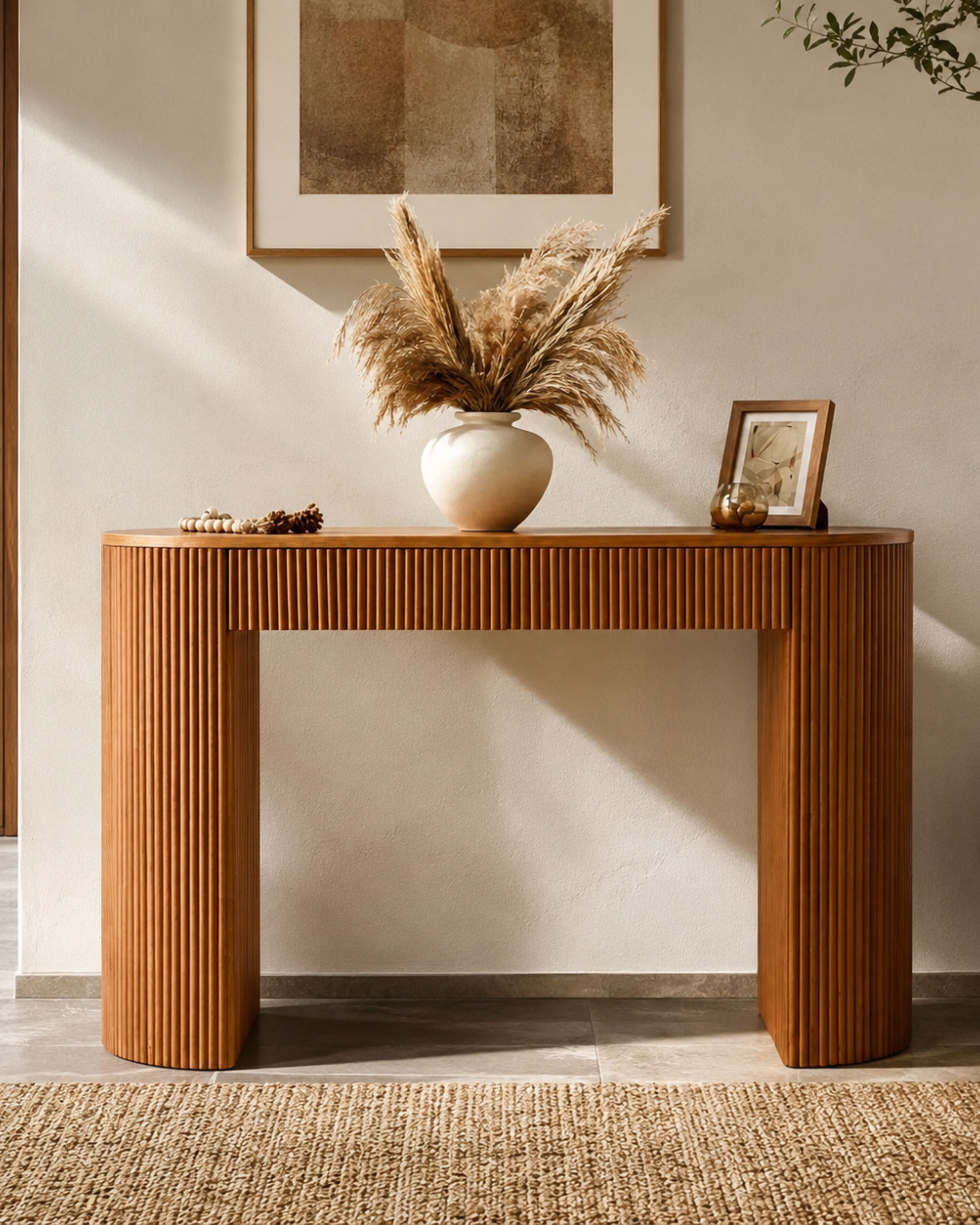 Arc Fluted Console