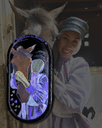 Faceless portrait Oval Tray